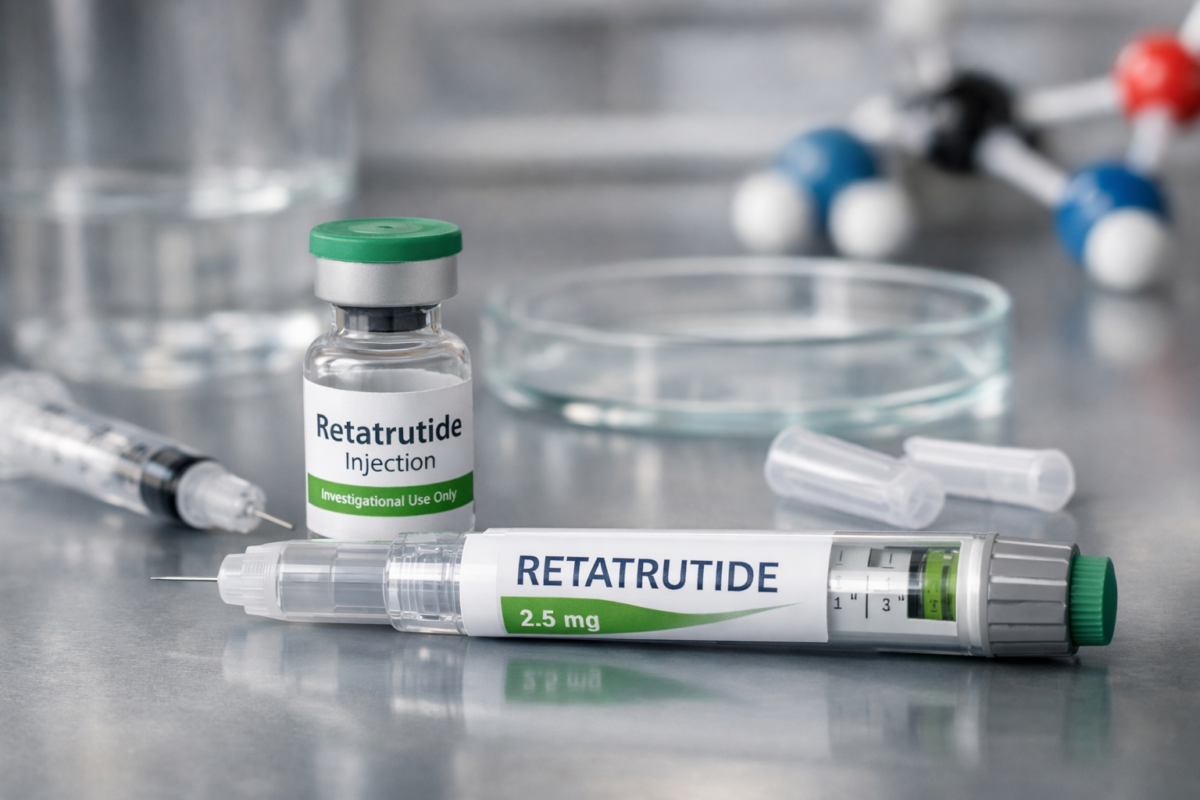 De structuur van een retatrutide injectiepen voor gecontroleerd gewichtsverlies